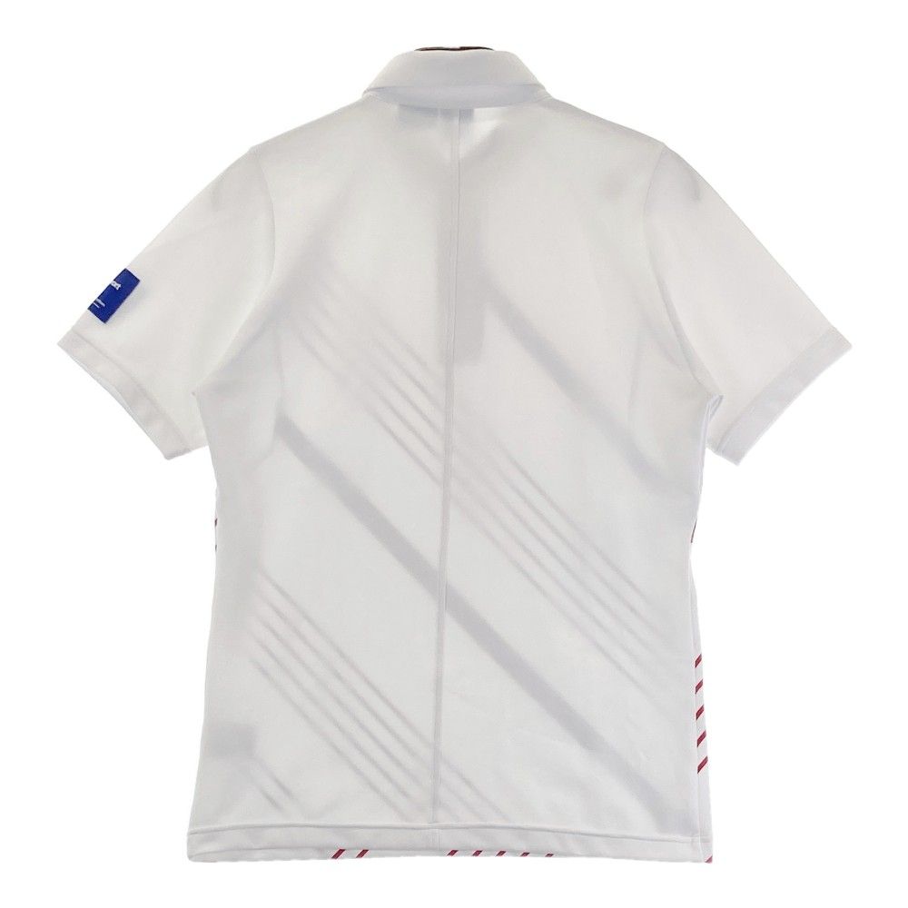 サイズ：M DESCENTE GOLF デサントゴルフ  ハーフジップ ニットセーター ウール混  グレー系 [240101456067] ゴルフウェア レディース ストスト サイズ：M DESCENTE GOLF デサントゴルフ ハーフジップ ニット