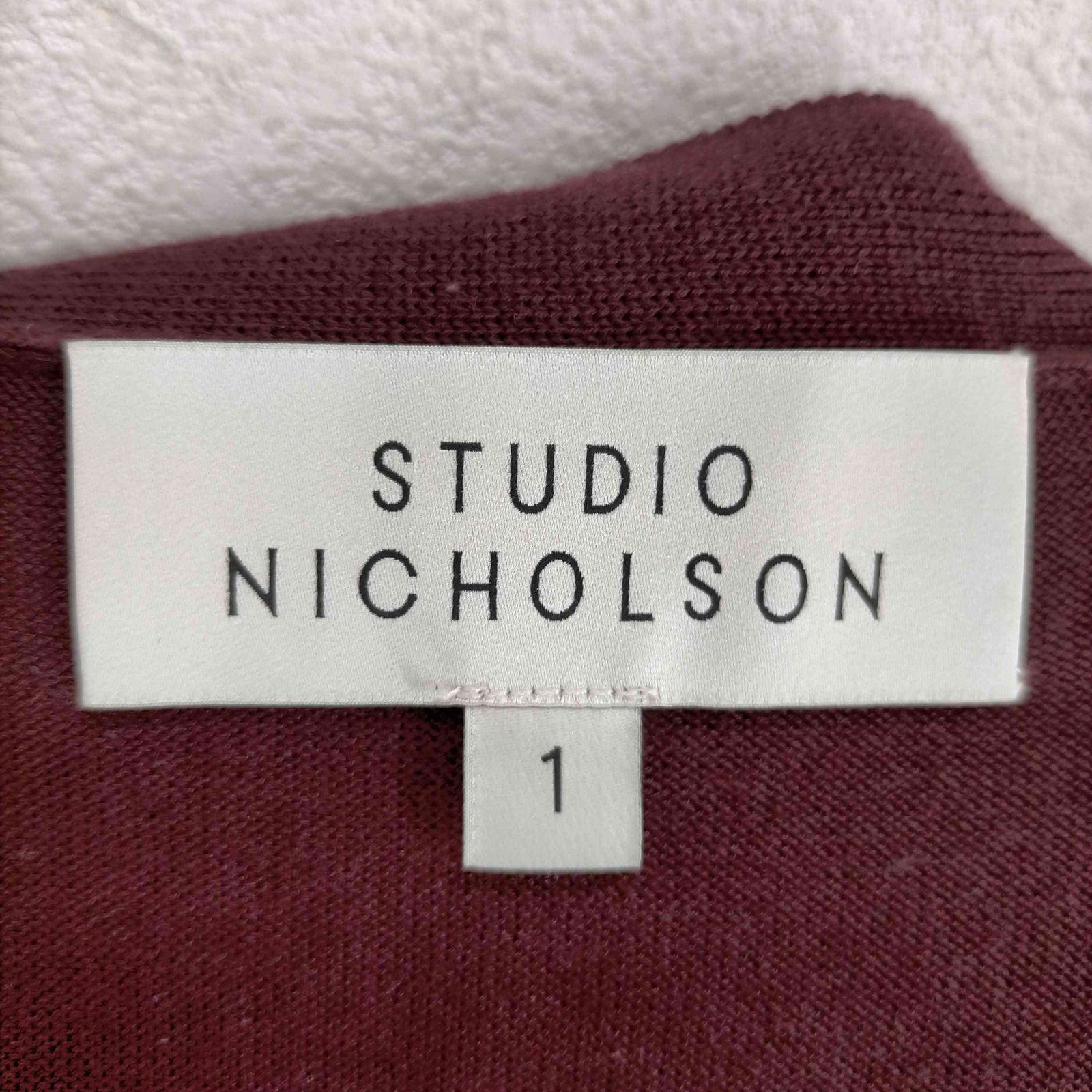 スタジオニコルソン STUDIO NICHOLSON 20AW シルク混 Vネックポケットツキカーディガン レディース JPN：1 - メルカリ