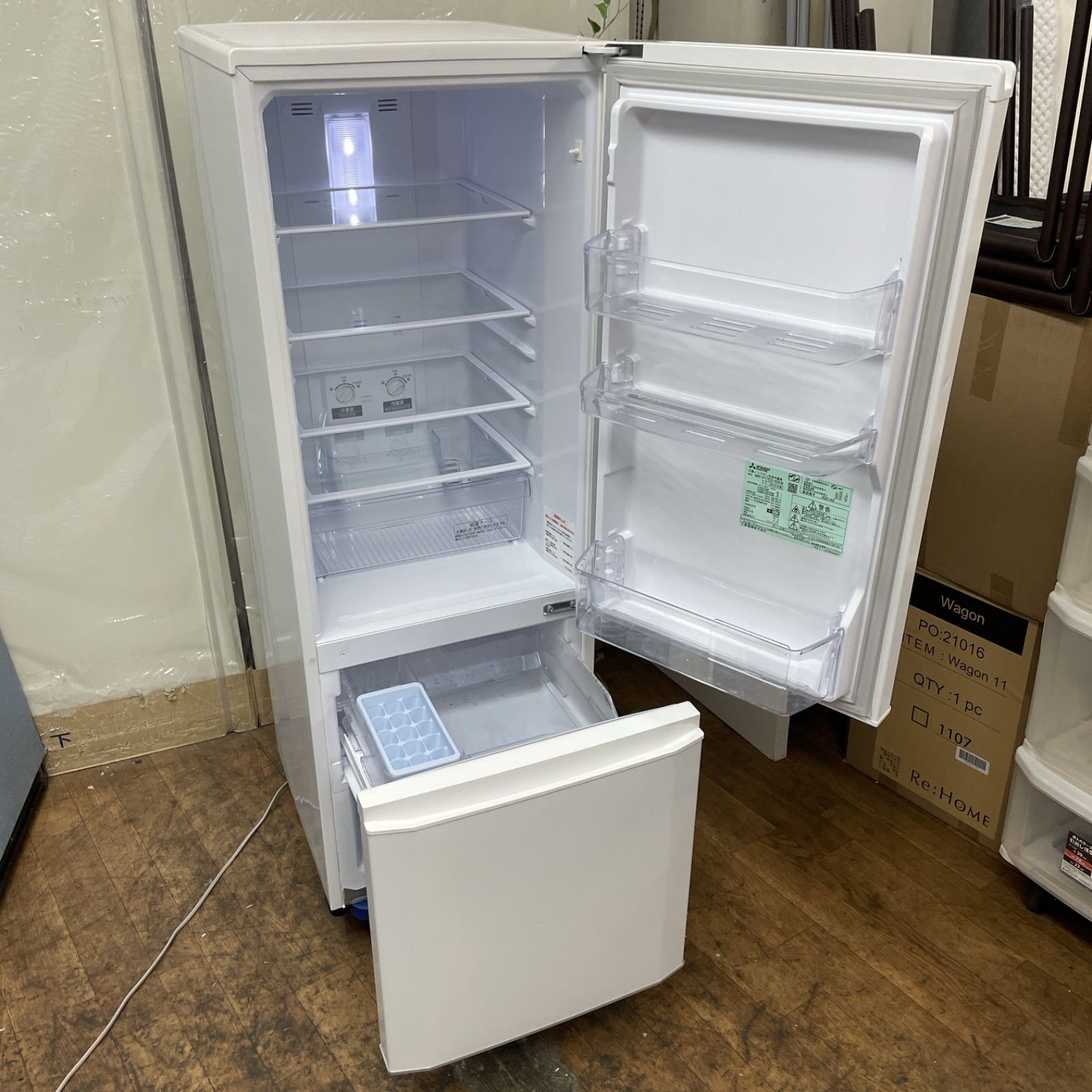 552送料設置無料　三菱　最新モデル冷蔵庫　168L 三菱 買い替え応援セール 中古 冷蔵庫 一人暮らし 168L ボトム