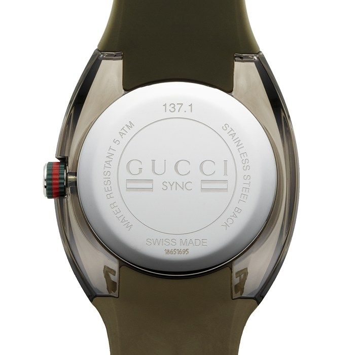 グッチ GUCCI 腕時計 シンク YA137106 インターロッキングG サンレイ  