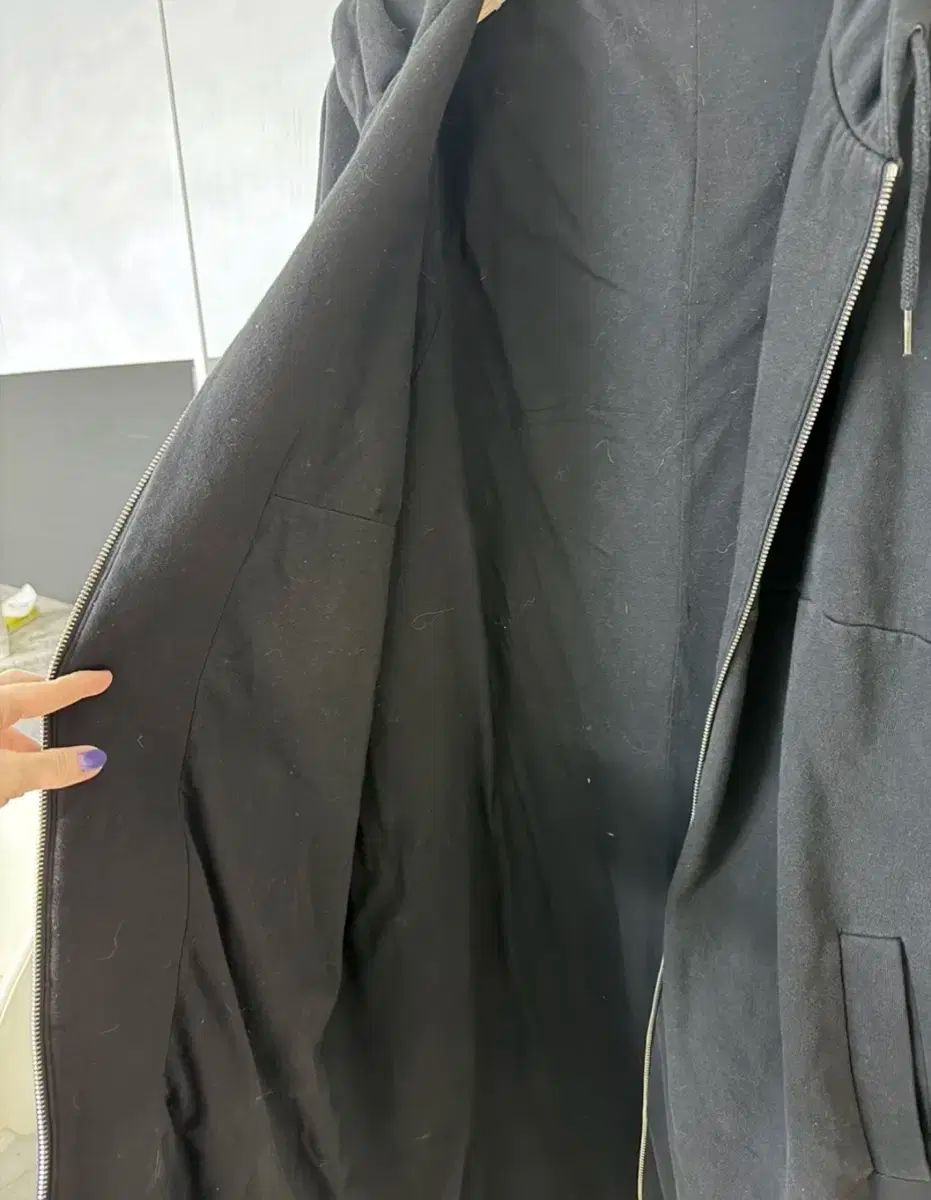 Alexander Wang ロング フード ジップアップ