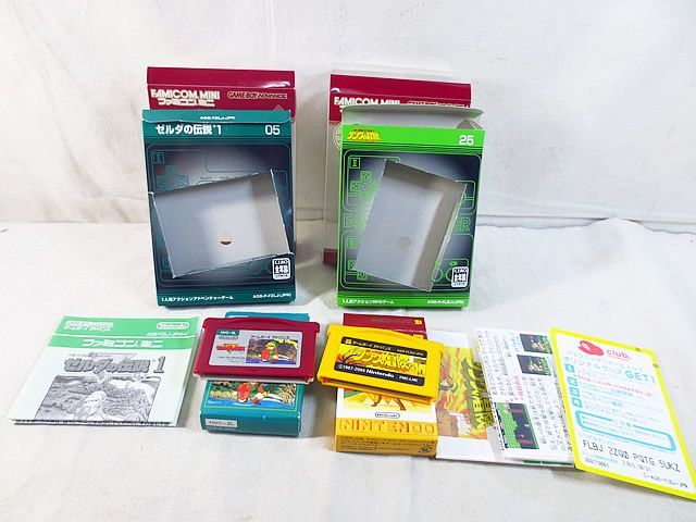 任天堂 - 新品同様　任天堂　GBA　ゲームボーイアドバンス　ファミコンミニ 謎の村雨城 リンクの冒険 ゼルダの伝説　パルテナの鏡　ゼビウス　セット 新品同様 任天堂 GBA ゲームボーイアドバンス ファミコンミニ 謎