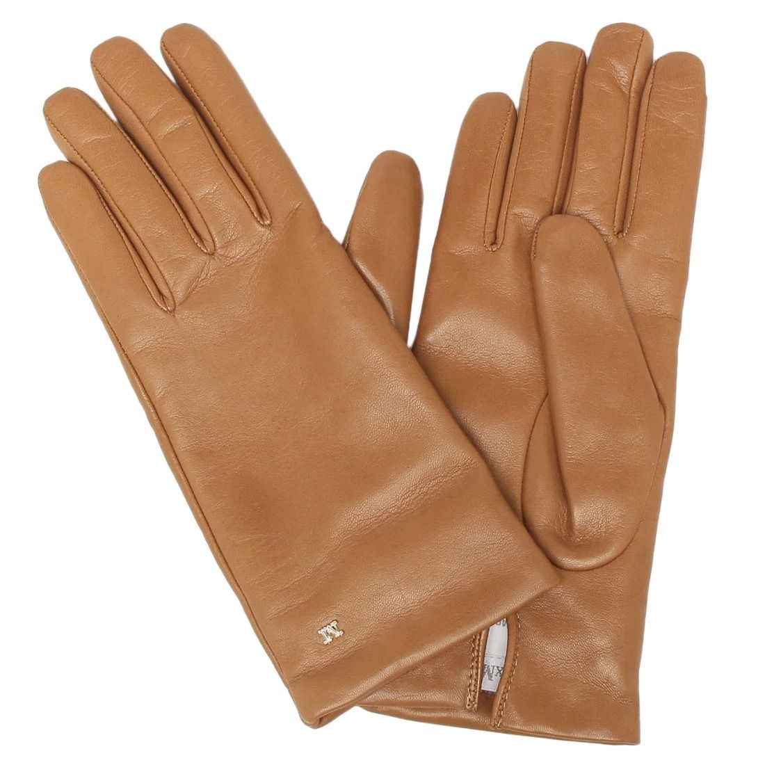 1 Max Mara マックスマーラ 2524566022600 002 SPALATO CAMMELLO 手袋 グローブ size 7.5