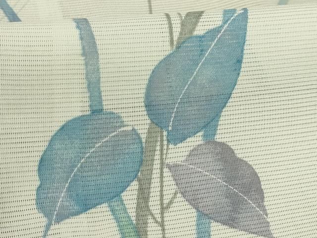 平和屋着物＊夏物 小紋 絽 草花文 洗える着物 AAAY0595sx - メルカリ
