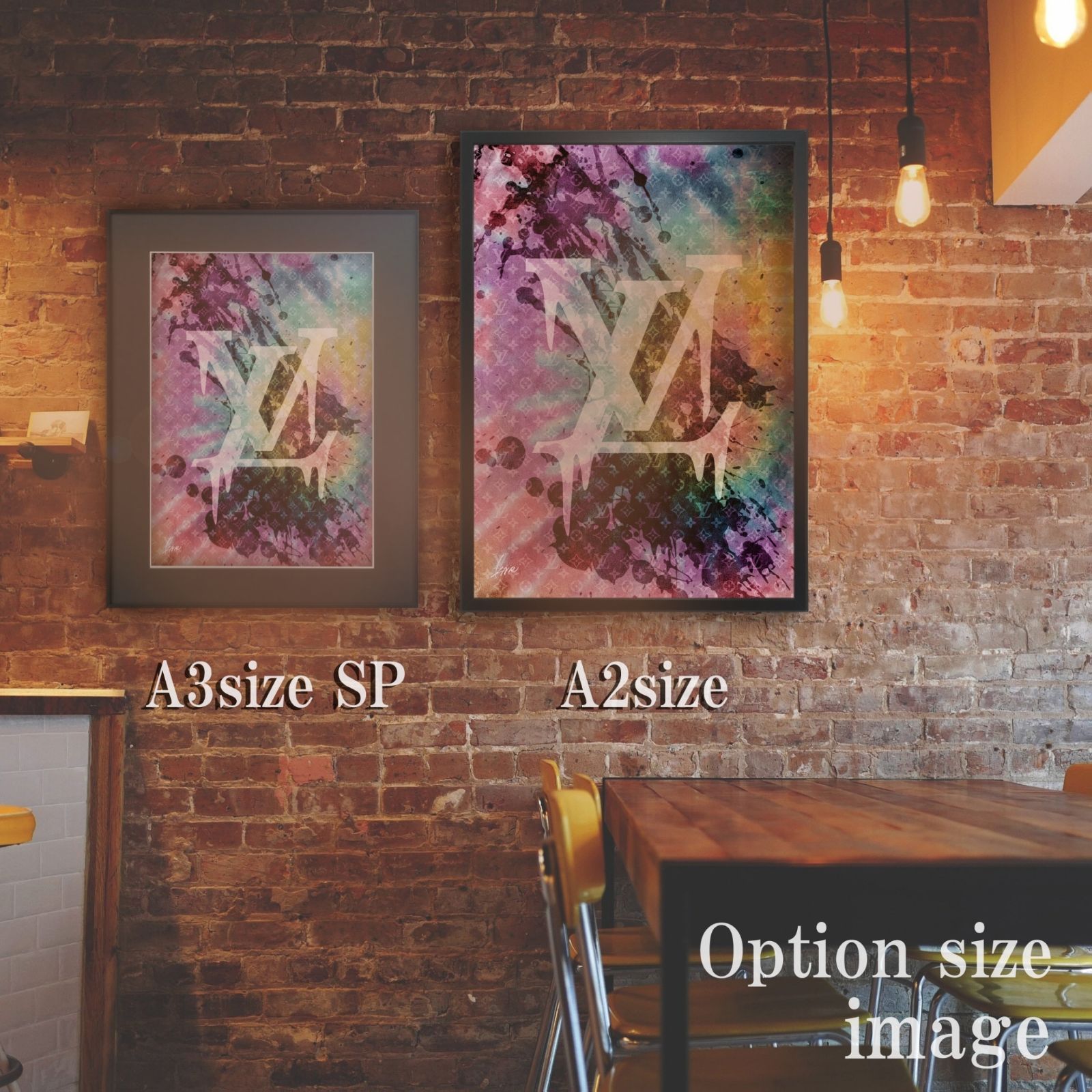  type A 1額装済オマージュアートインテリアポスター. CH 30 クロムハーツ 絵画 アート 写真