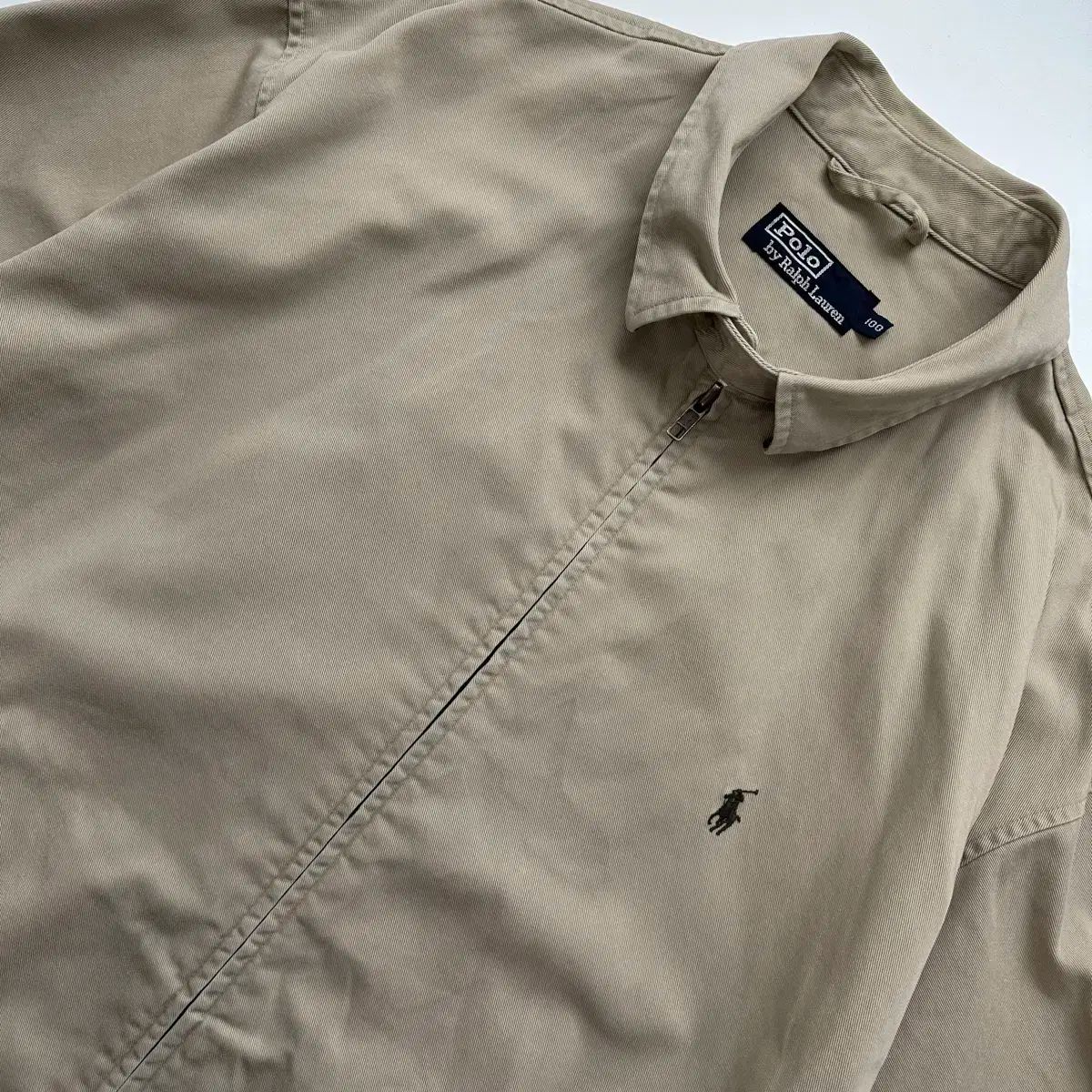Polo ポロ タンベージュ コットン スイングトップ ジャケット