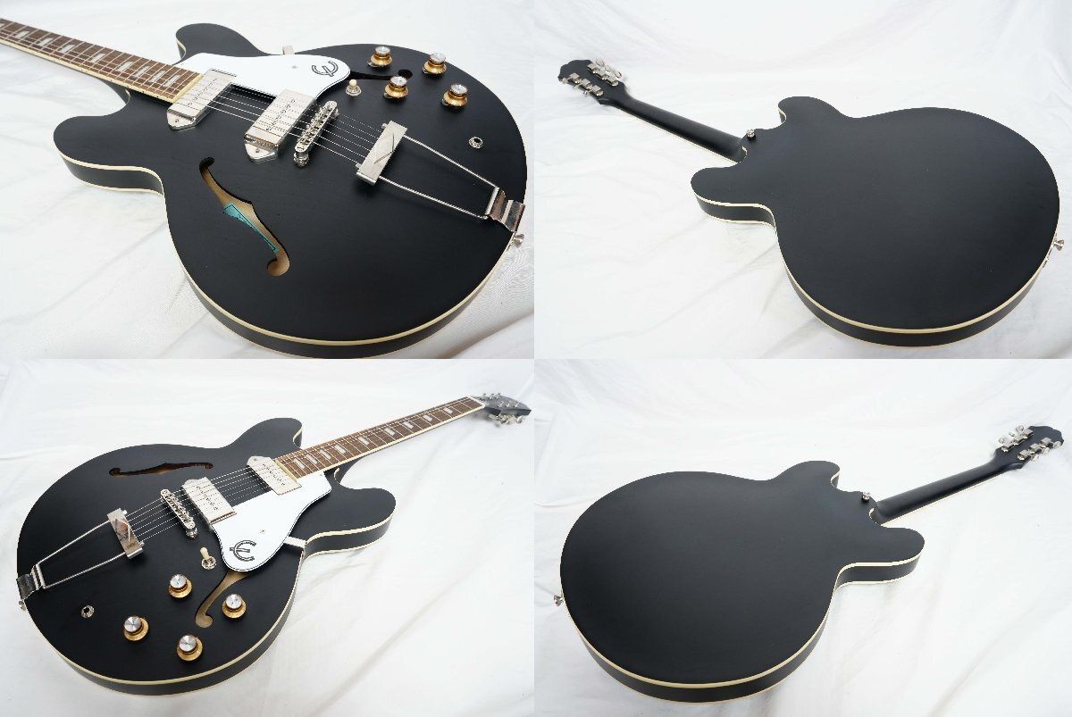 美品Epiphone Casino エピフォン カジノ　ブラック 新品】Epiphone Casino Worn / Worn Ebony - 博多区麦野のギター