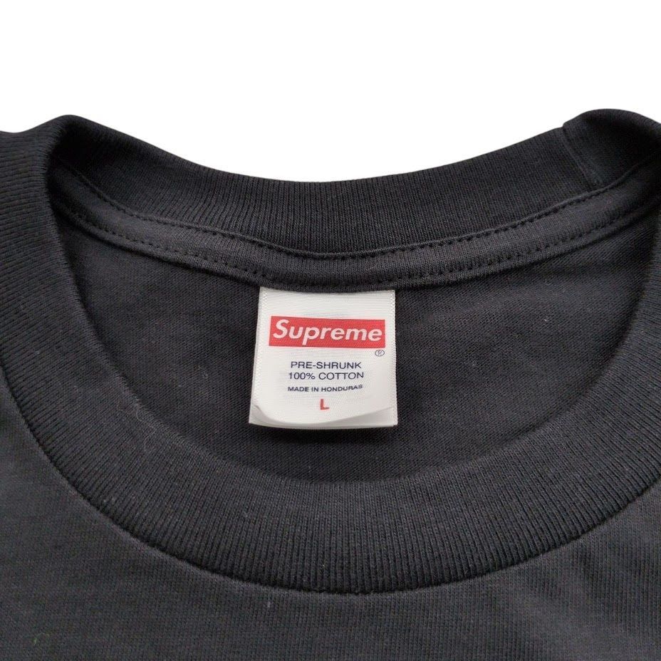 美品 24AW SUPREME Supreme シュプリーム Crest Tee ブラック サイズ L