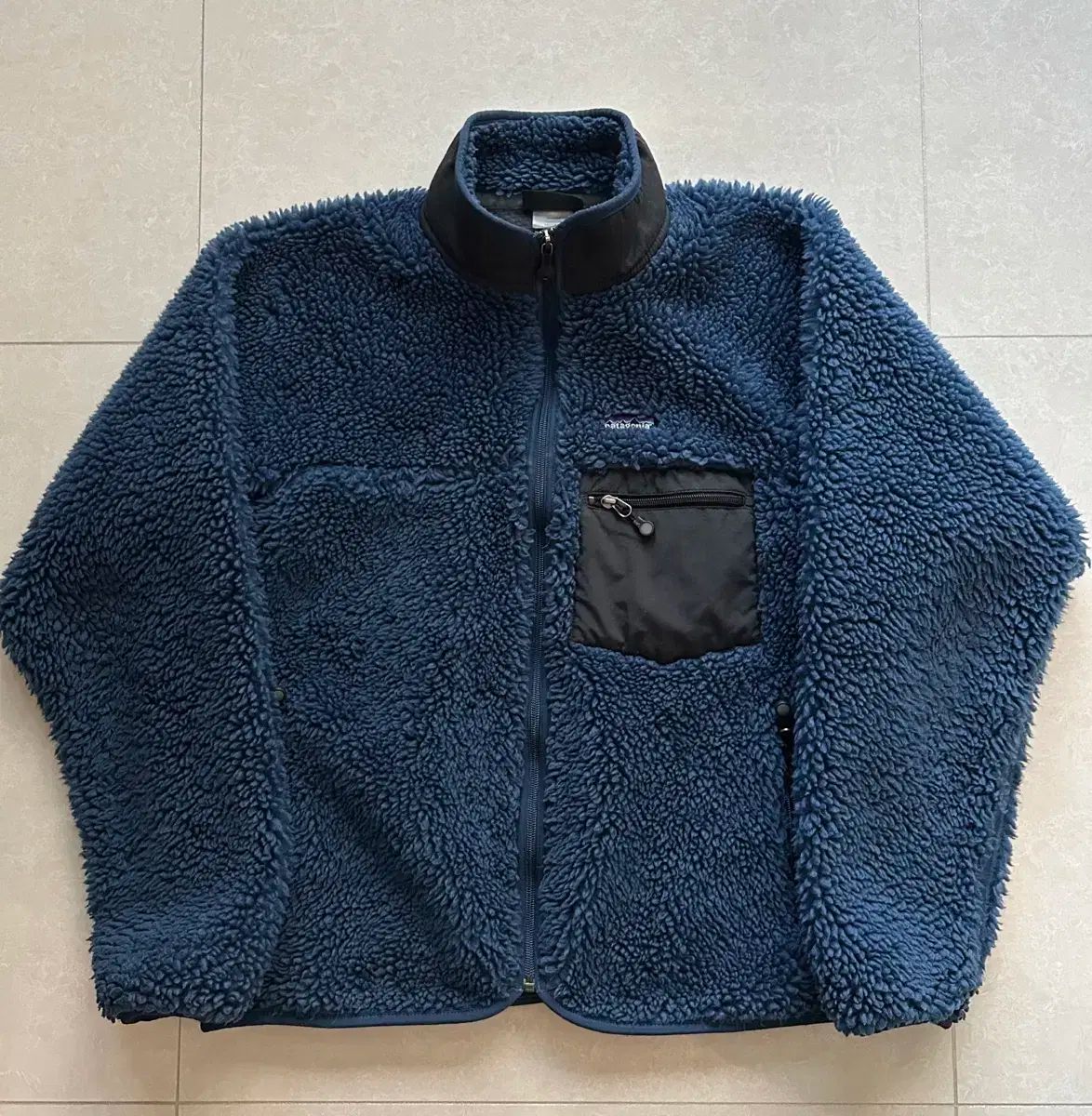 【雷市場（ポンジャン）商品韓国直送】 patagonia(パタゴニア) ディープファイル クラシック カーディガン 青 M サイズ