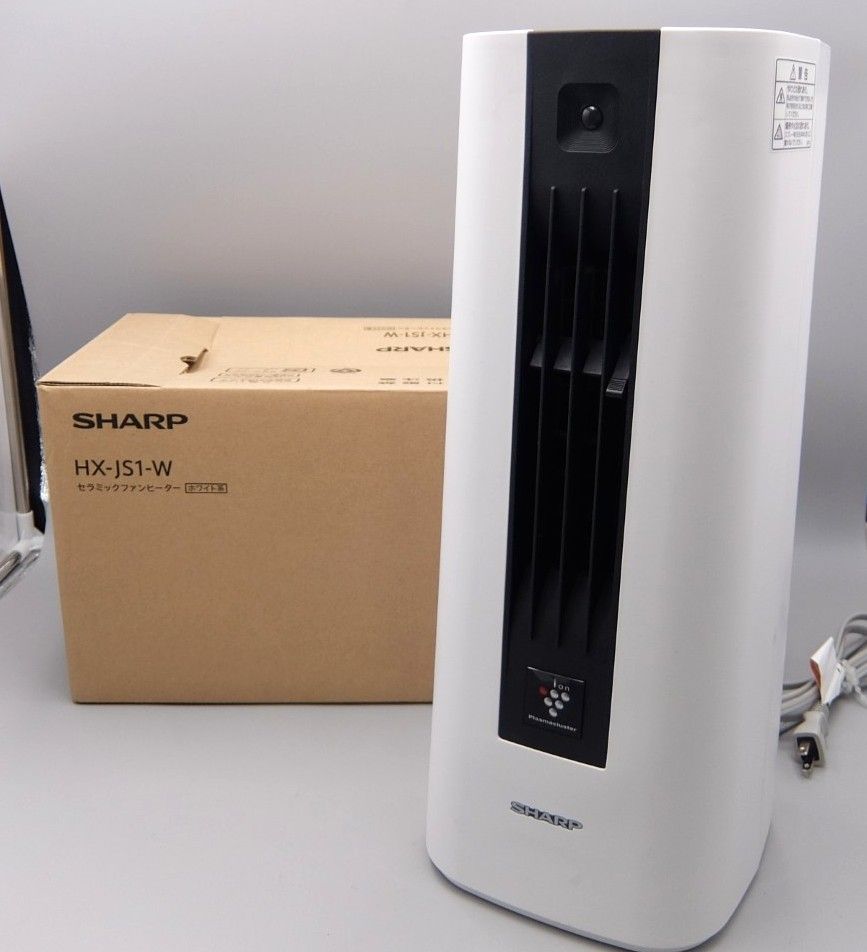 シャープ プラズマクラスター セラミックファンヒーター HX-JS1-W