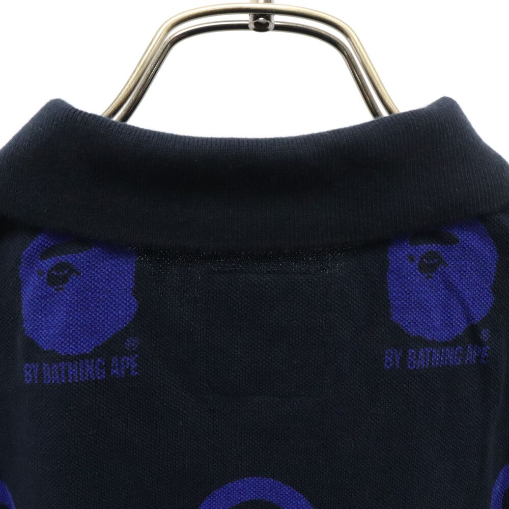 A BATHING APE (アベイシングエイプ) 総柄 半袖ポロシャツ 1920
