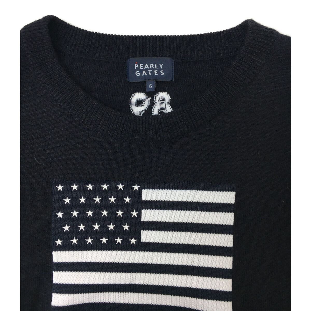 中古 メンズ パーリーゲイツ PEARLY GATES セーター 6(LL) 紺 ニット