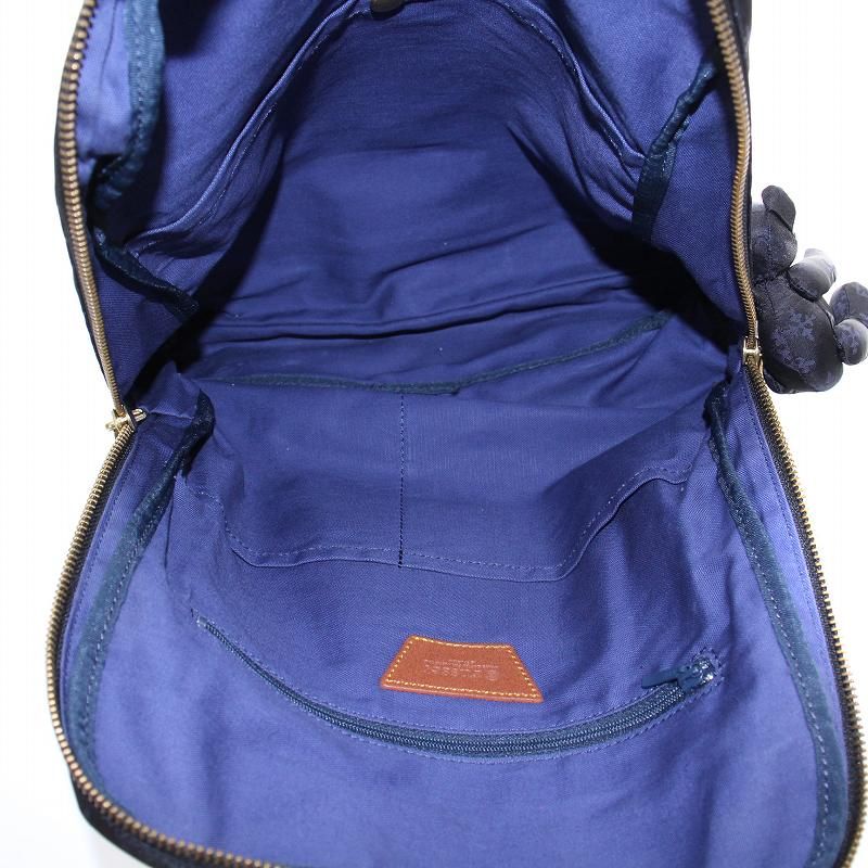 ラシット RUSSET リュックサック デイパックナイロン レザー 切替 