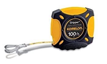 Komelon 9901 Gripper Closed Case Long Steel Tape Measure 100-Feet