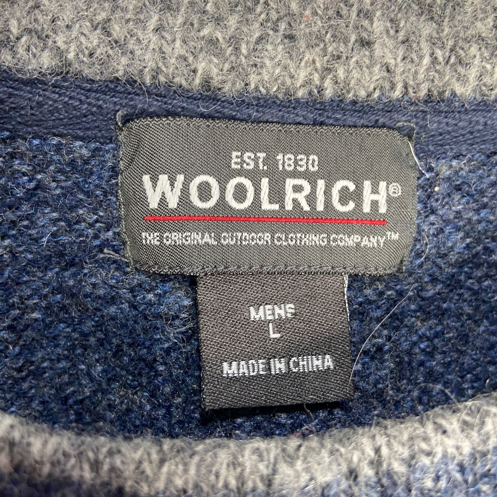 ☆WOOLRICH☆ウールリッチ☆ミックス混ニット☆クルーネックセーター 