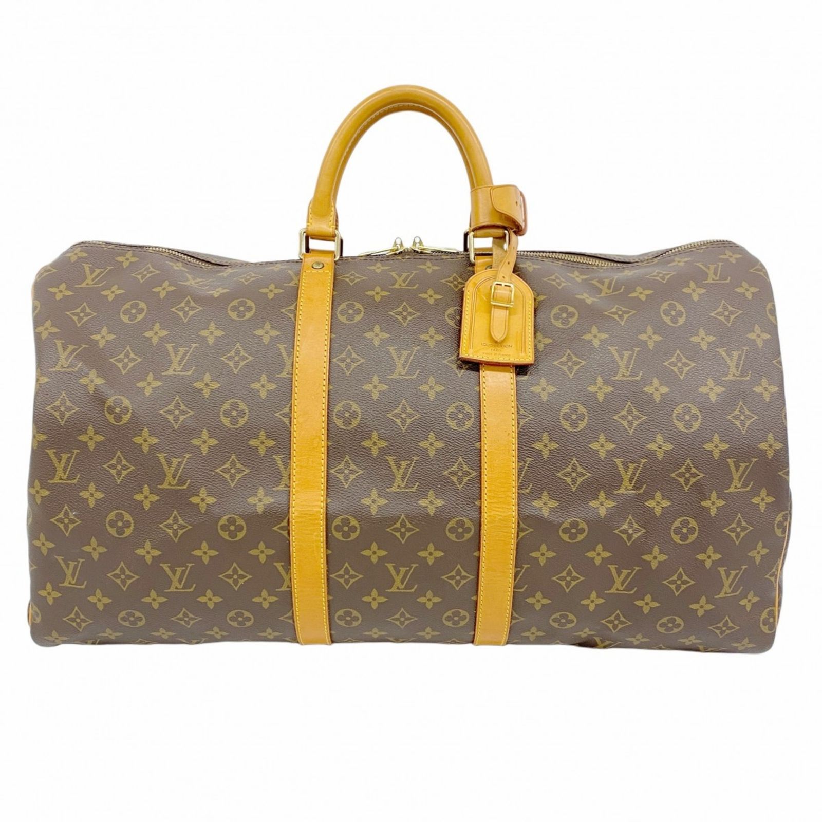LOUIS VUITTON　キーポル55　モノグラム　ブラウン　ボストンバッグ LOUIS VUITTON ルイヴィトン モノグラム キーポル55 ボストン