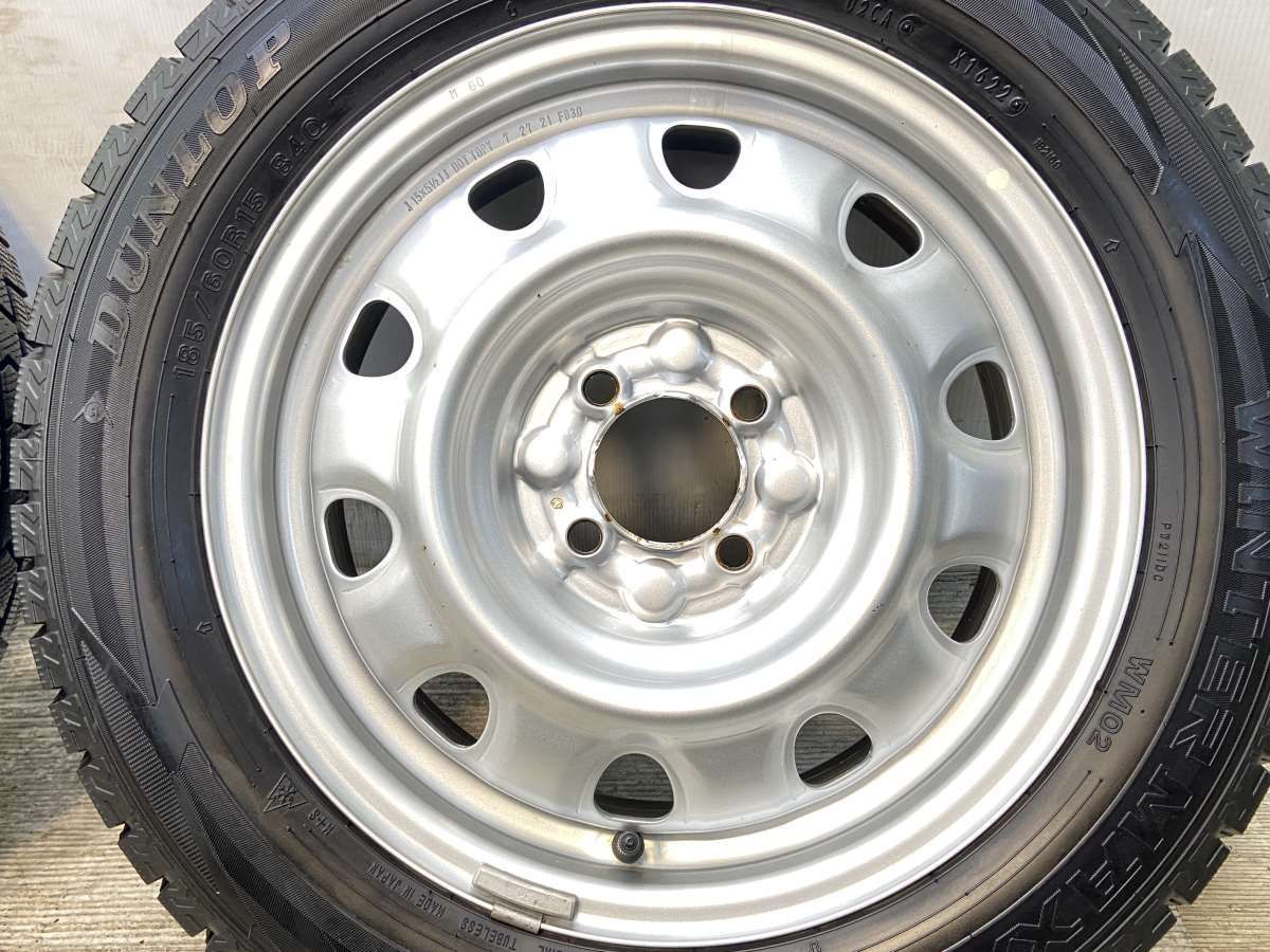 185/60R15 ダンロップ ウィンターマックス WM02 TOPY M60 15x5.5