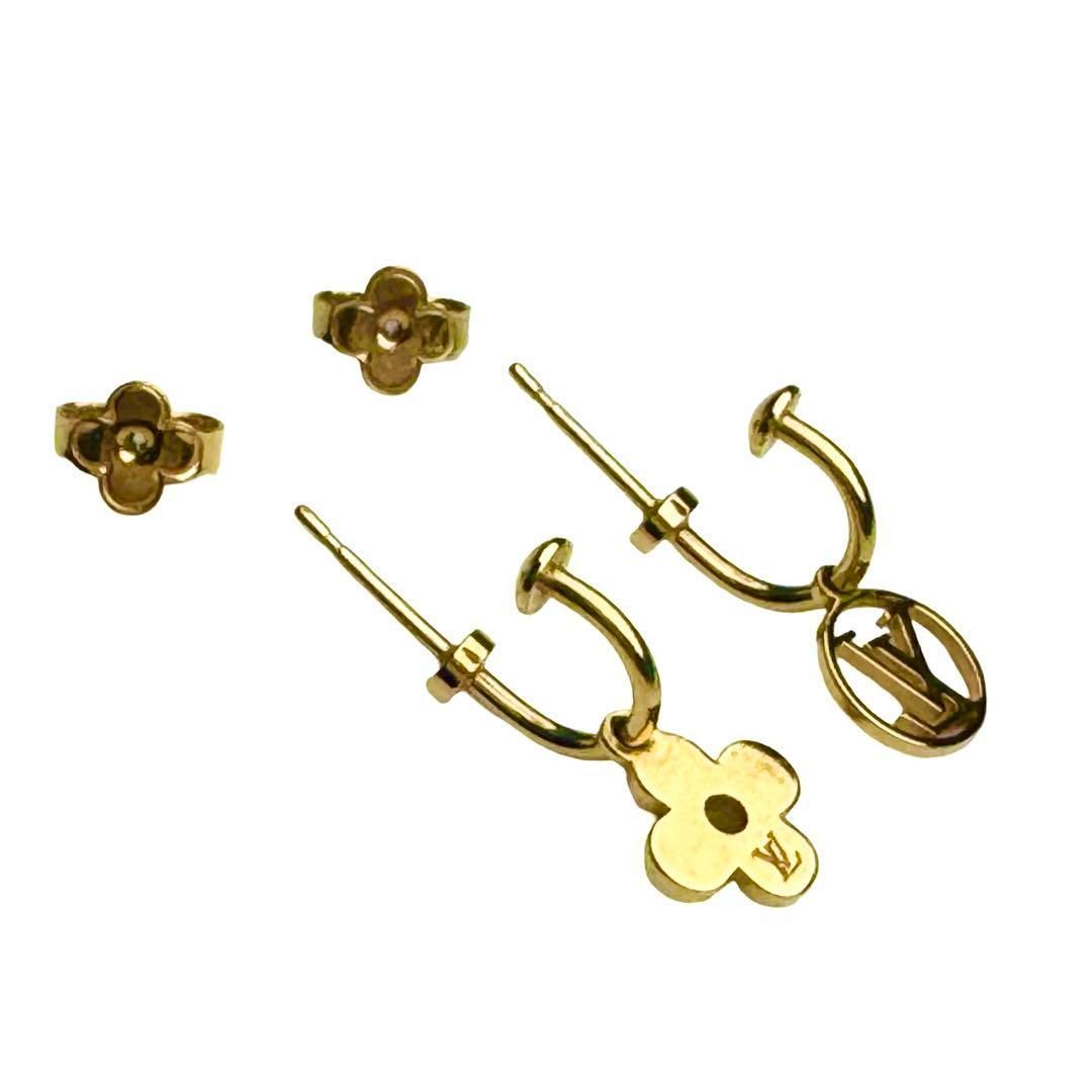 LOUIS VUITTON ルイヴィトン M64859 ピアス ブックル ドレイユ  