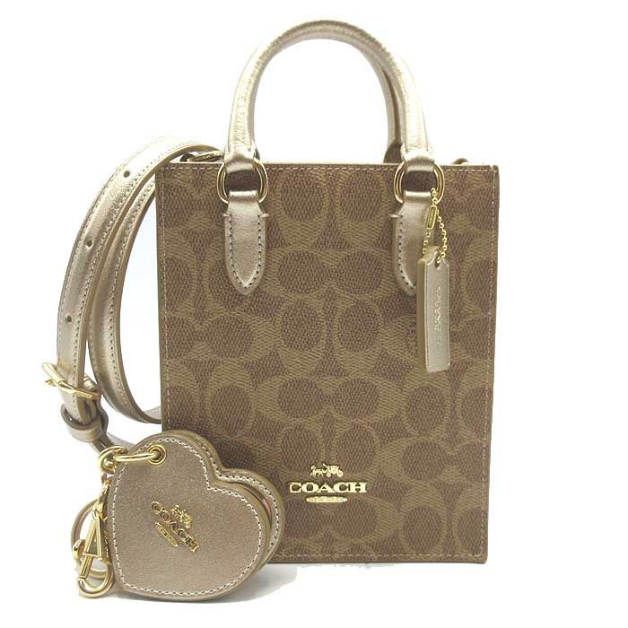 コーチ ショルダーバッグ COACH ミニ トート アンド ミラー