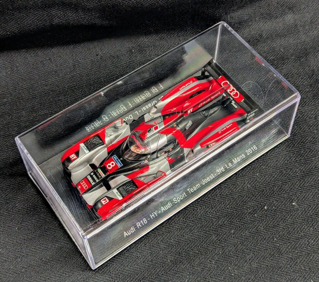 Spark 1/43 Audi R18 2016 #8 ルマン3位 Spark 1/43 Audi R18 -HY- Audi Sport Team Joest - 3rd Le Mans