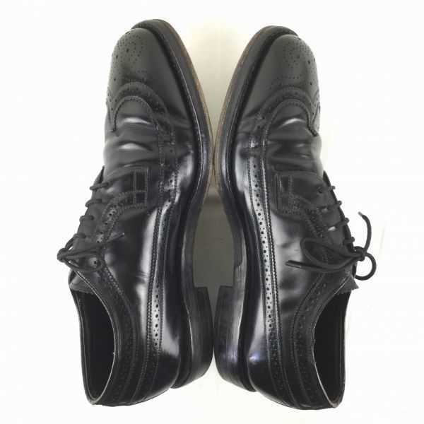 80-90s Vintage USA製 フルブローグ ロングウイングチップ〈黒/BLACK/ブラック〉 サイズ10.5*D/B* 28.0-28.5  管NO.ZC-59 #BUZZBERG - メルカリ