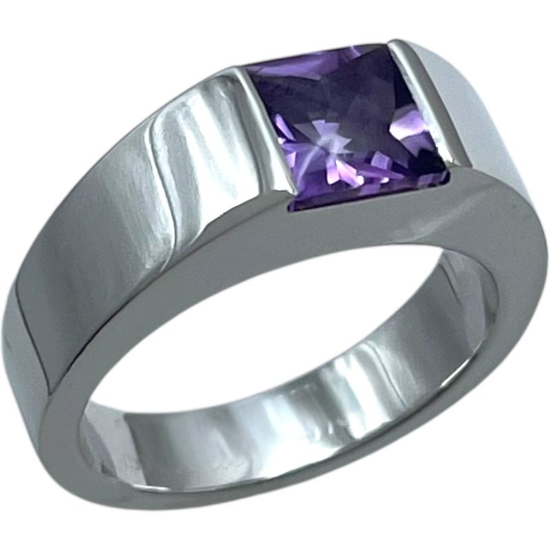 カルティエ Cartier タンクリング ホワイトゴールド 750|アメジスト ジュエリー