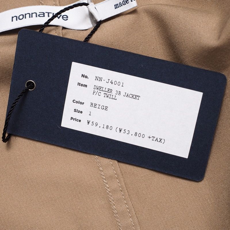 未使用品 nonnative ノンネイティブ テーラードジャケット【古着】【中古】【送料無料】20240705/RA0365