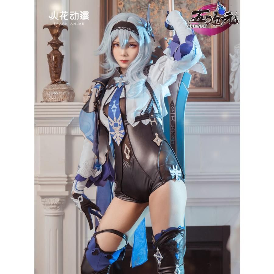 三分妄想 原神 コスプレ エウルア 衣装セット ※ウィッグ 靴 武器 追加可