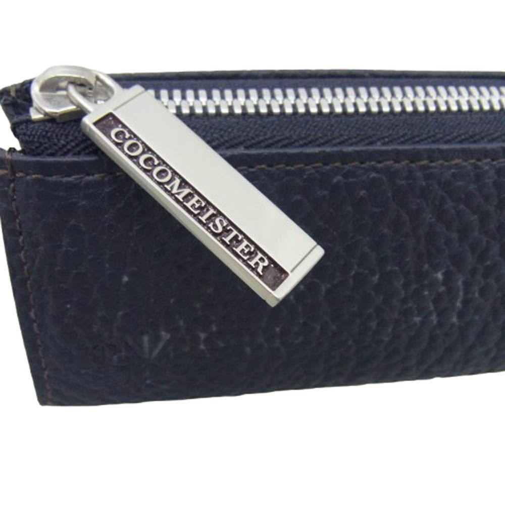 【あす楽対応】 COCOMEISTER ココマイスター マットシュリンク リボー レザー ペンケース ダークネイビー系