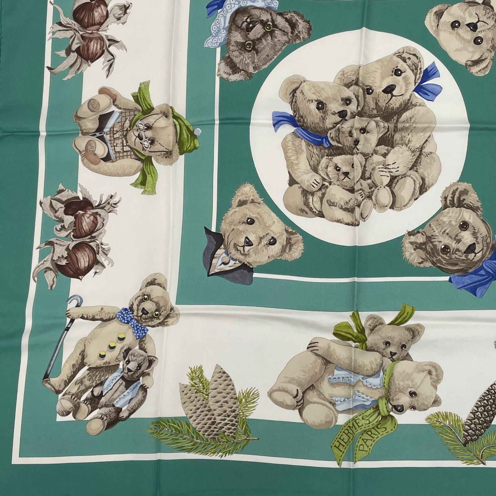 極美品 HERMES エルメス カレ90 心の友 最高級シルクスカーフ 大判