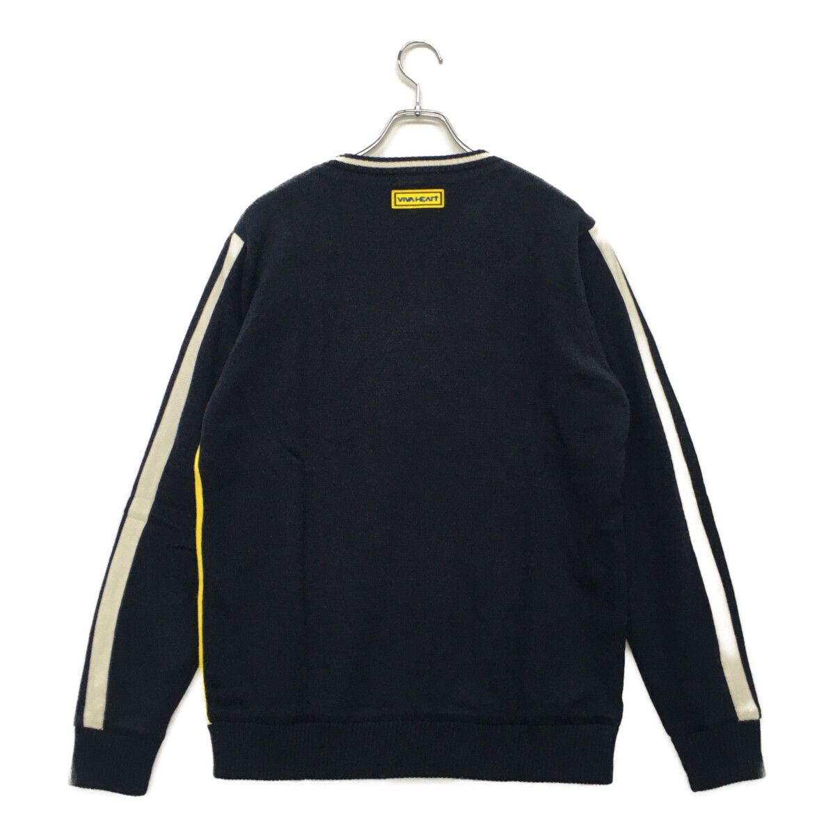 VIVA HEART - coco 中古 ビバハート VIVA HEART メンズ セーター 52(LL) 紺×青 クルーネックニット ボーダー 中古 メンズ ビバハート VIVA HEART セーター 52(LL) 紺×青