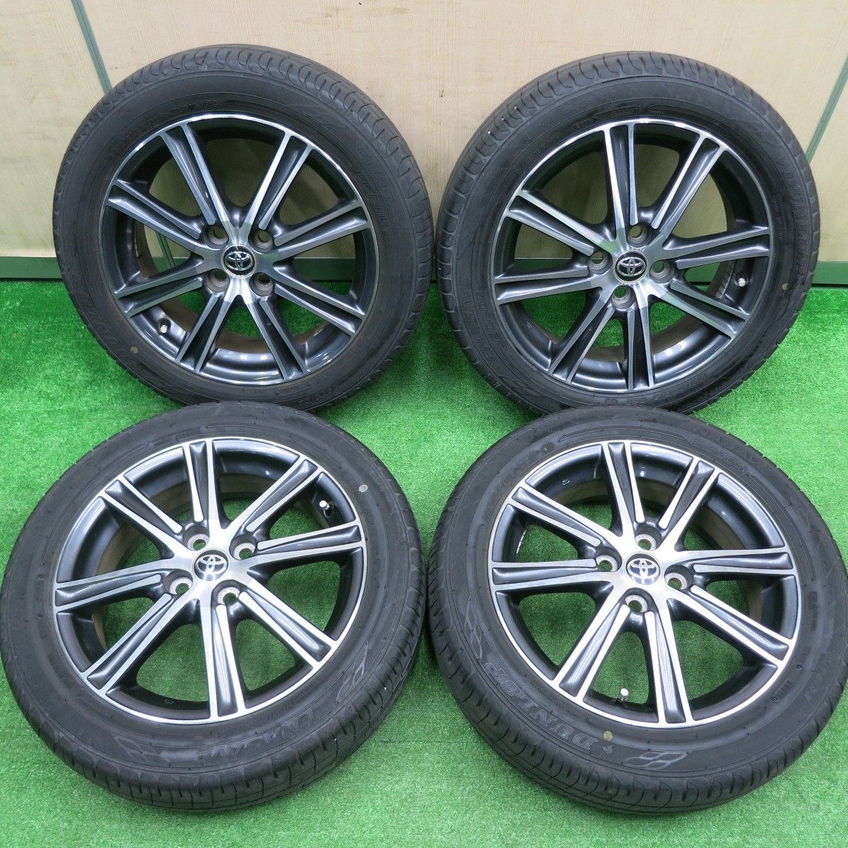 送料無料] バリ溝！21年！キレイ！9.5分☆トヨタ 160系 カローラ フィールダー 純正 185/55R16 ダンロップ エナセーブ EC204  PCD100/4H☆4100501HAノ - メルカリ