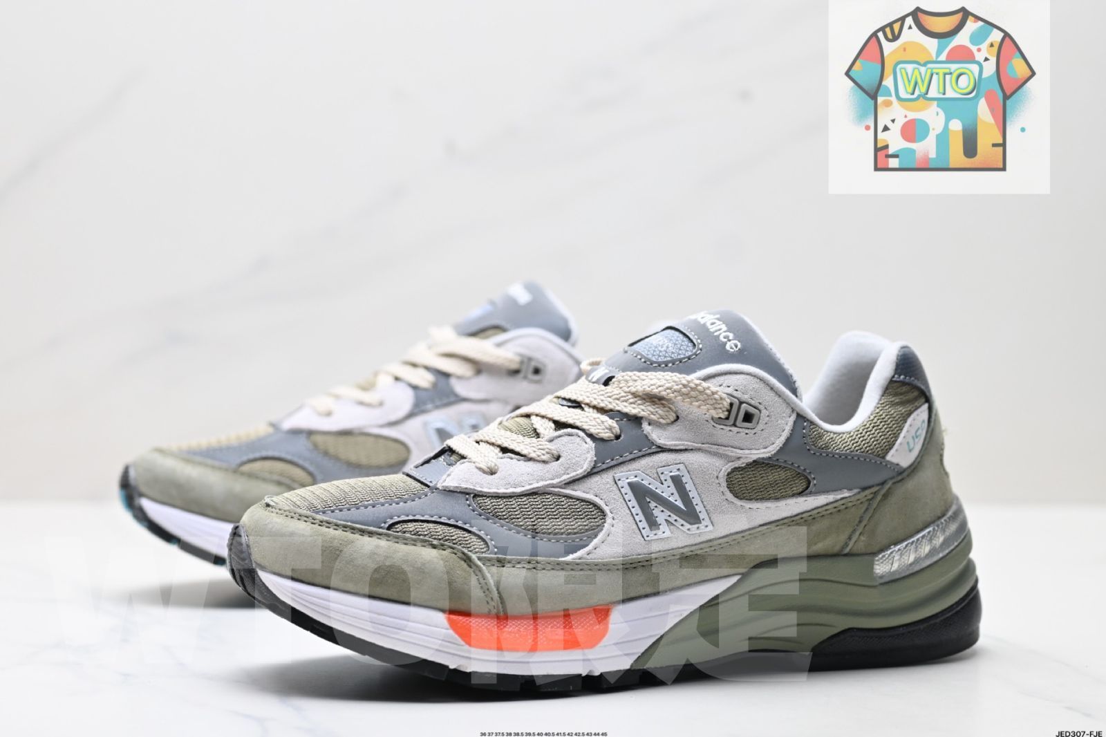 Jound × New Balance 992、ニューバランス 992 レトロスタイルの