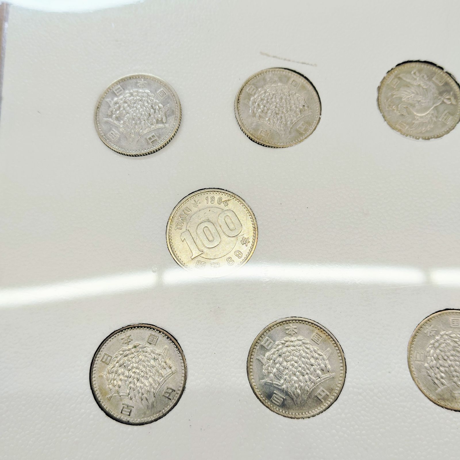 100円銀貨 鳳凰 稲 東京オリンピック 全3種セット : yuuhiflower