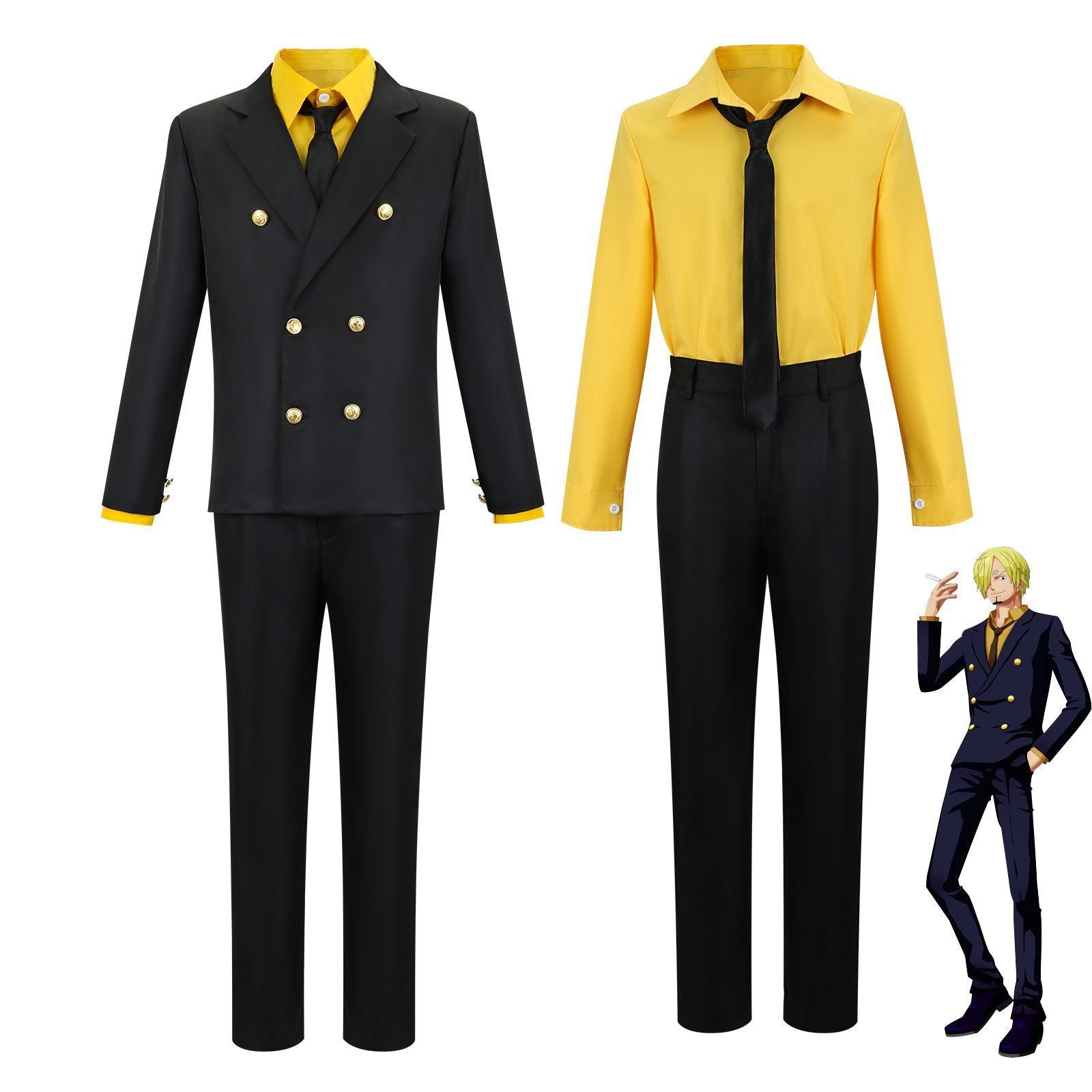 【専用】ONEPIECE サンジ コスプレ 2セット ONEPIECE ワンピース コスプレ サンジ フルセット