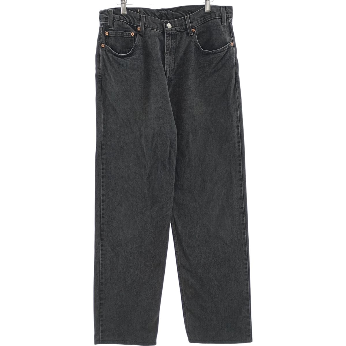 古着 00年代 リーバイス Levi s 550 RELAXED FIT ブラックデニム テーパードデニムパンツ メンズw34相当|eaa418294