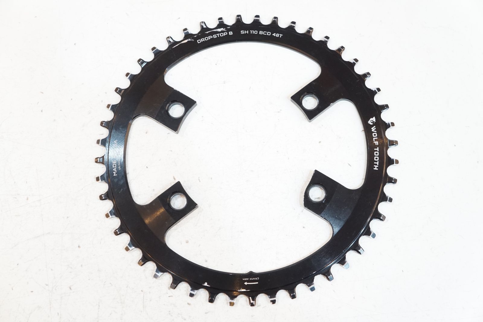 【新品】WOLFTOOTH ( ウルフトゥース ) チェーンリング 46T WOLFTOOTH ( ウルフトゥース ) チェーンリング ELLIPTICAL DIRECT