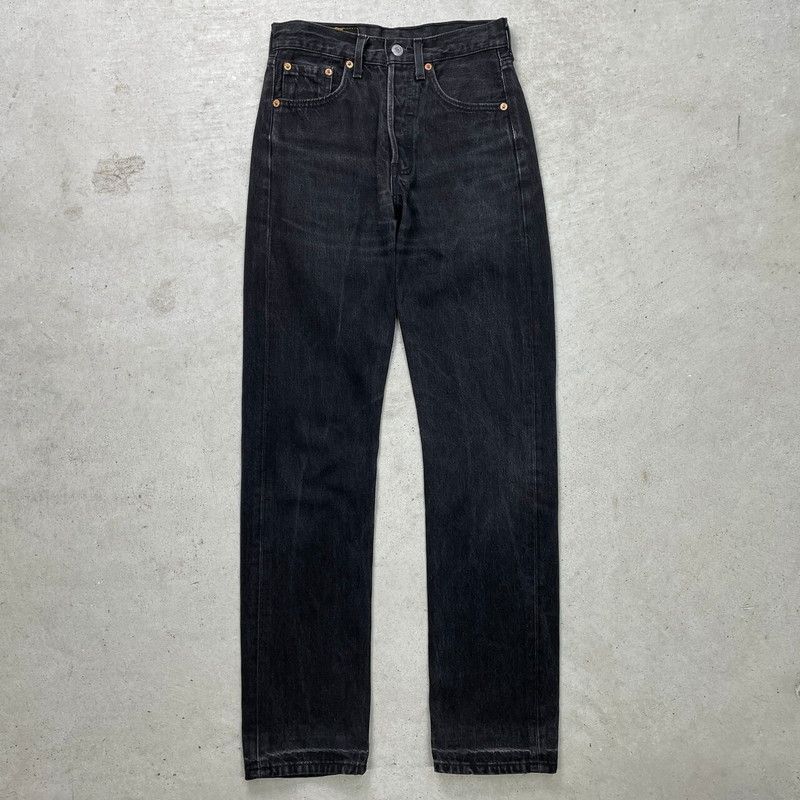 90年代 フランス製 Levi's ユーロリーバイス 501 ブラックデニムパンツ