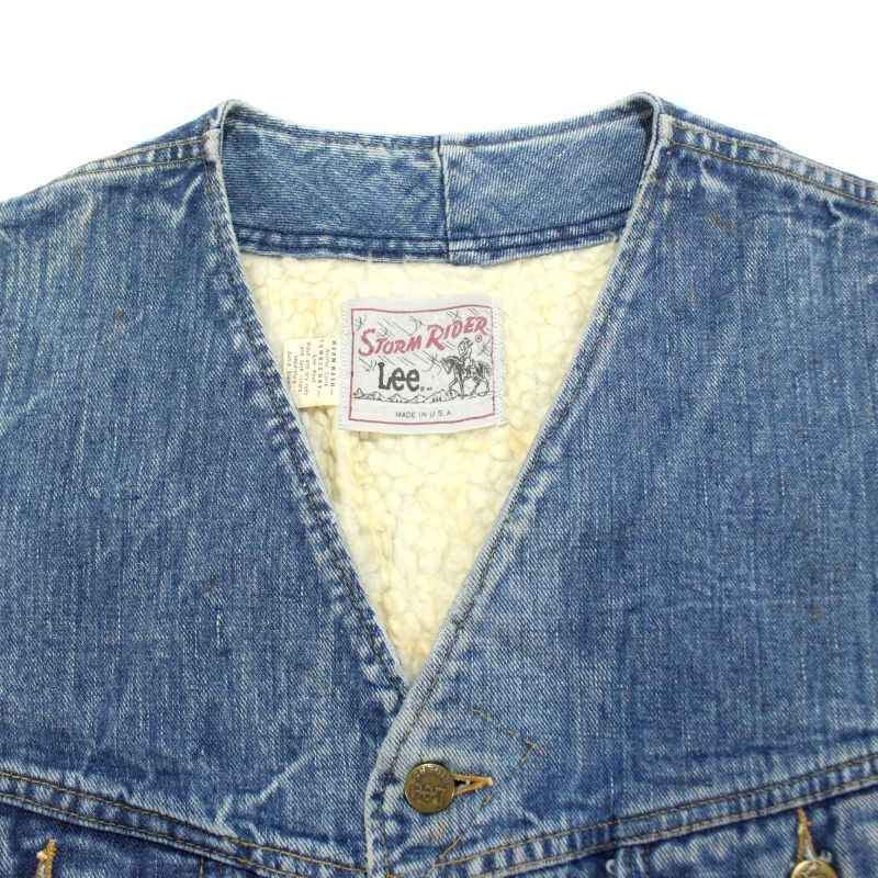 70s USA製 vintage Lee 裏地ボア ストームライダー Stormrider
