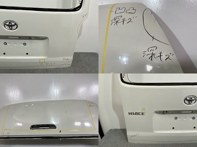 トヨタ ハイエース レジアスエース 200系 リアゲート/バックドア