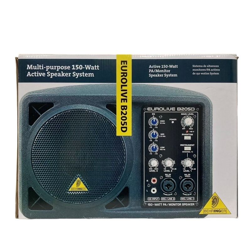 BEHRINGER EUROLIVE B205D なおっ パワードスピーカー ブラック 動作 