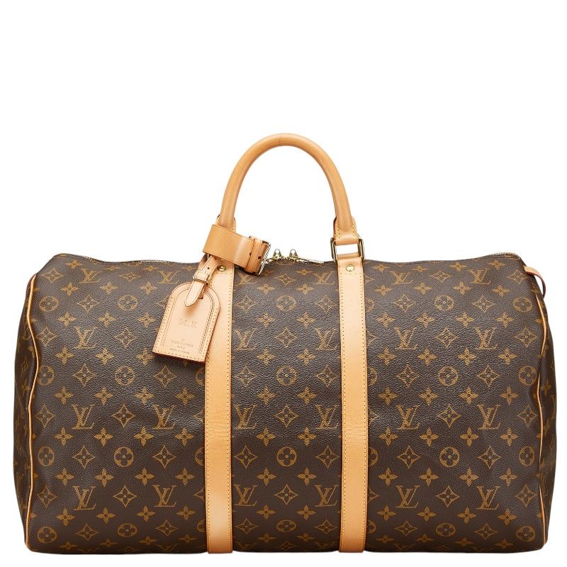 ルイ ヴィトン モノグラム キーポル50 M41426 ブラウン PVC レザー レディース LOUIS VUITTON 222-13336