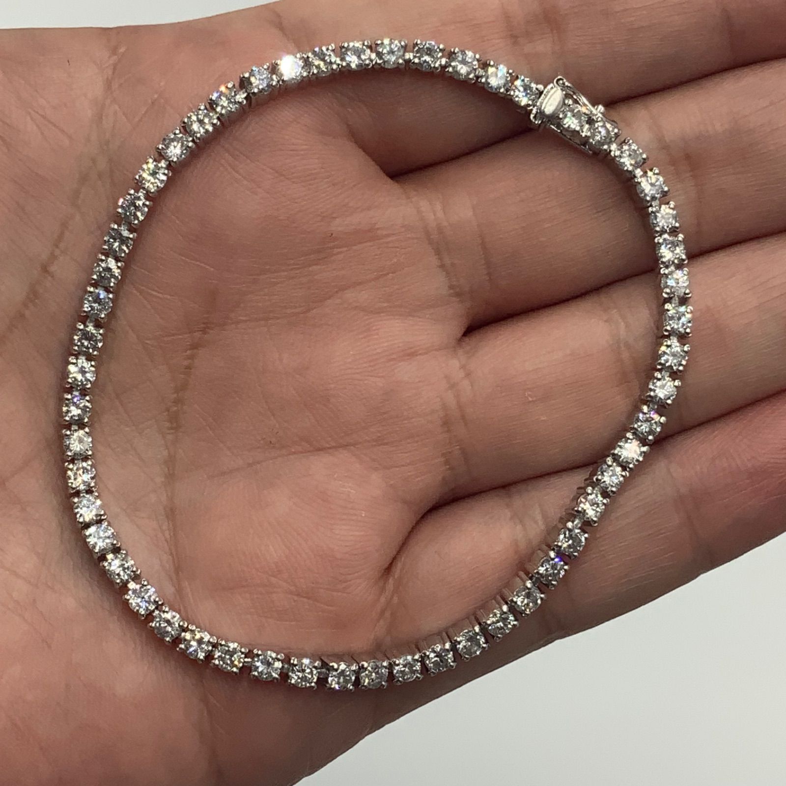 K18テニスブレスレット K18 テニスブレスレット 1.5ct 9.8g 約18cm