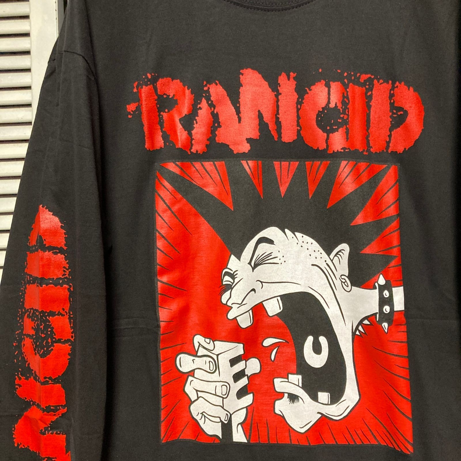 ☆ RANCID ランシッド 黒 長袖 Tシャツ ロンT バンド ロングスリーブ