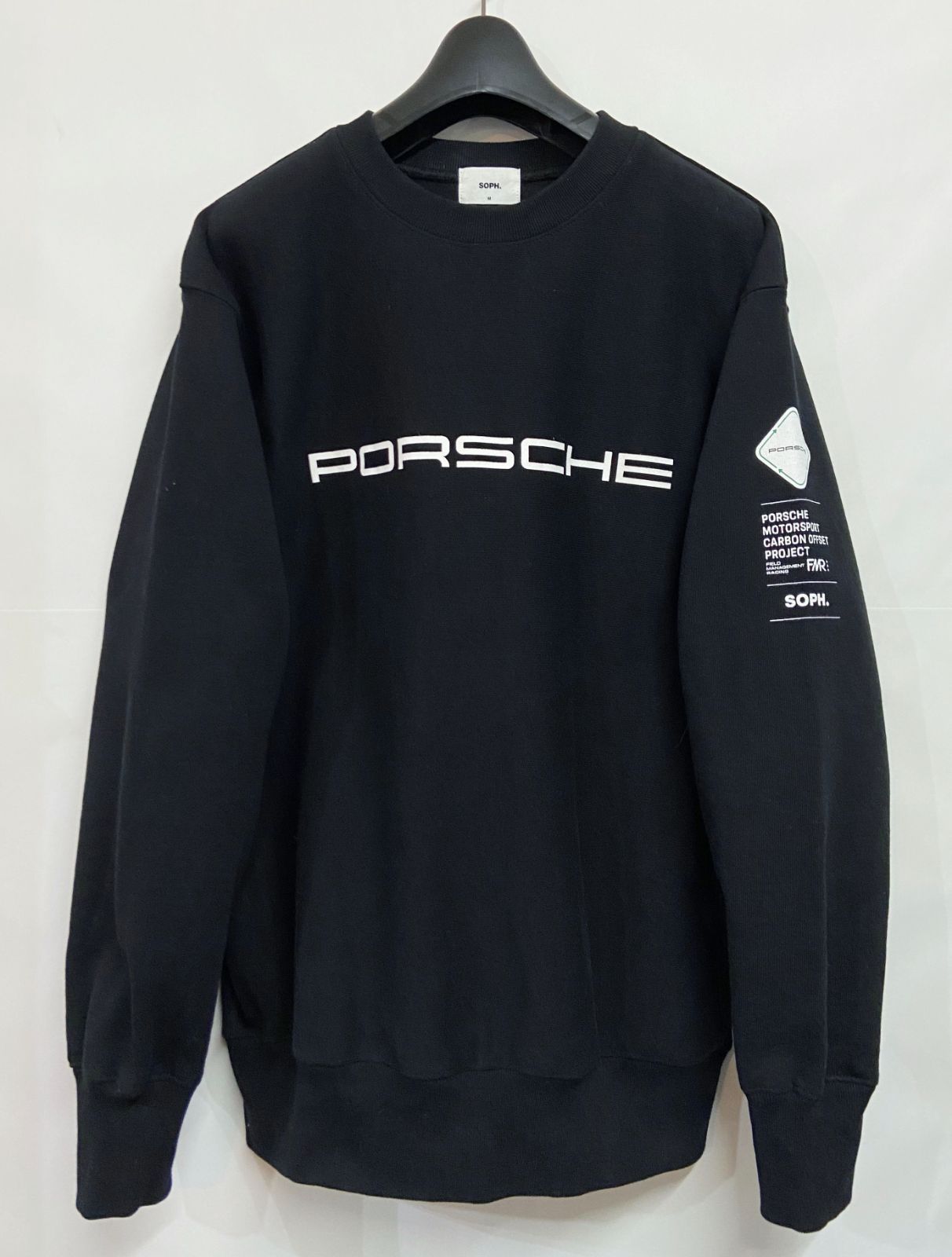 SOPHNET. x PORSCHE｜ソフネット ポルシェ MOTERSPORT CARBON OFFSET PROJECT with SOPH. クルーネック スウェット