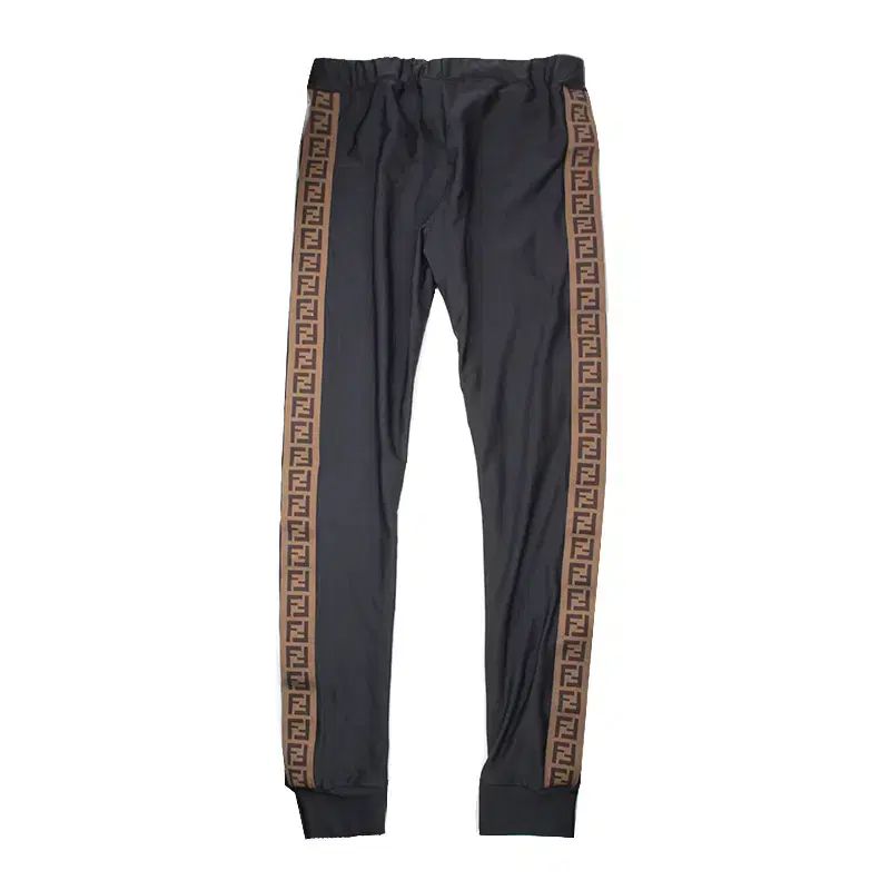 FENDI フェンディ キッズ 黒 ロゴ トリム レギンス 10 税金