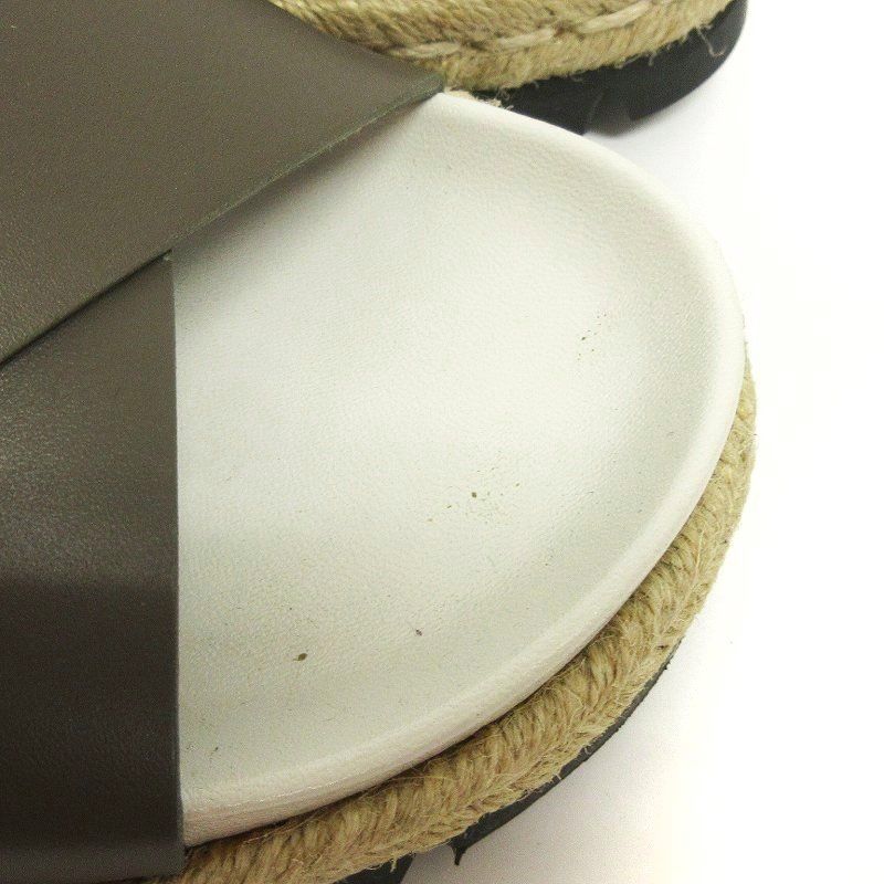 マルニ MARNI フスベット サンダル エスパドリーユ クロスストラップ