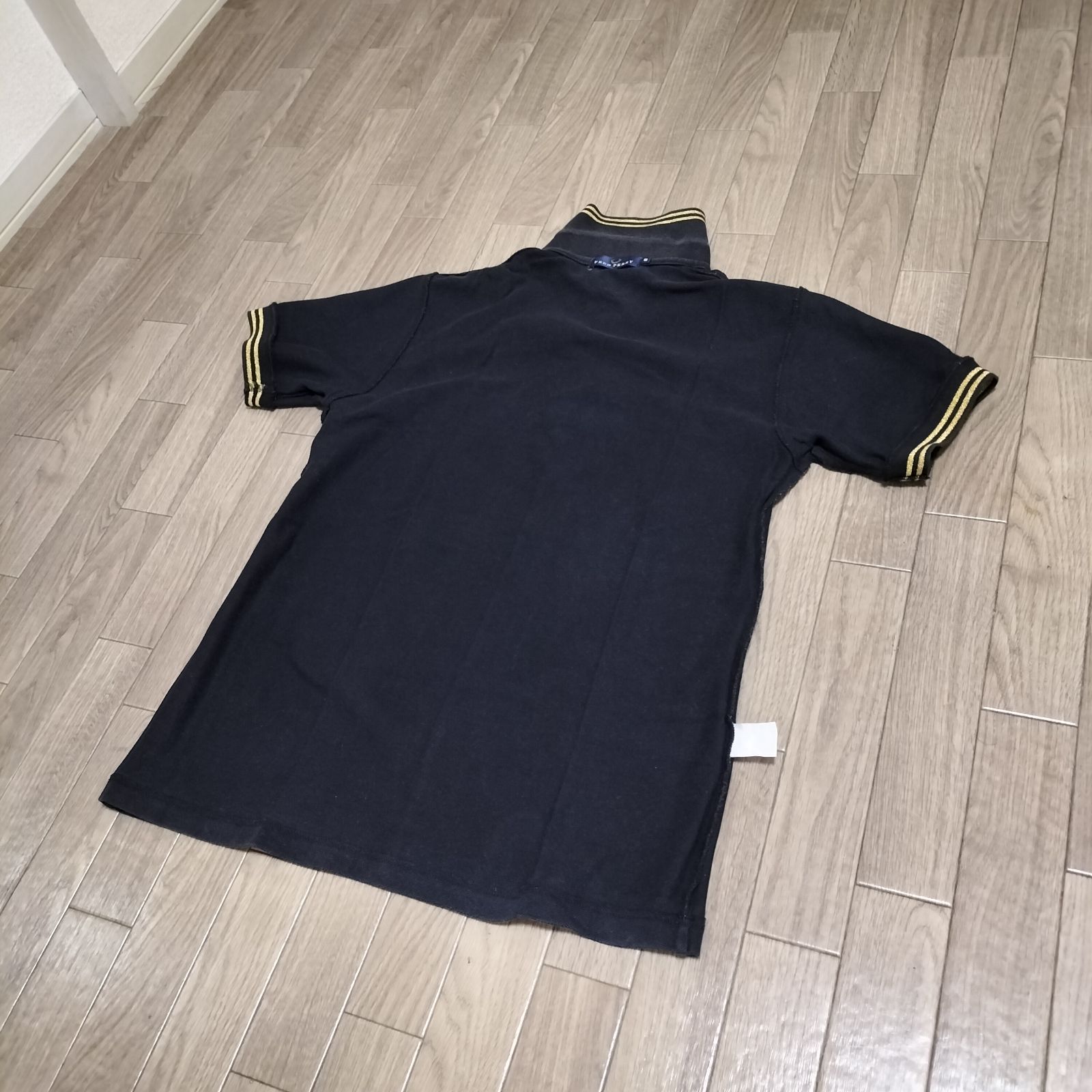 希少☆00s FRED PERRY FZ1103 ポロシャツ 半袖 鹿の子 刺繍ロゴ