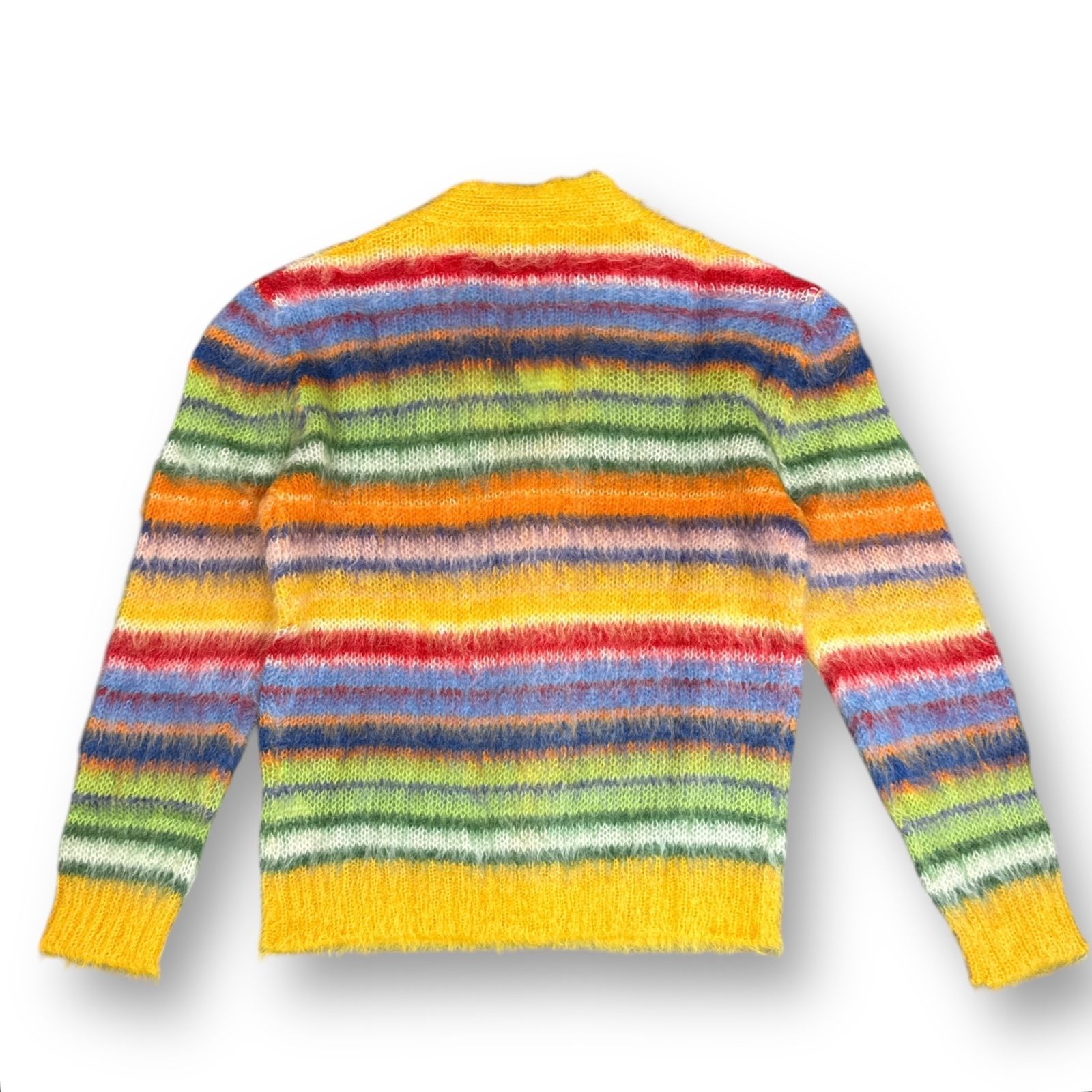 マルニ　ボーダー　モヘア　ウール　ニット　カーディガン　セーター　メンズ　総柄 メンズ モヘア、ウールセーター、カーディガン | Marni