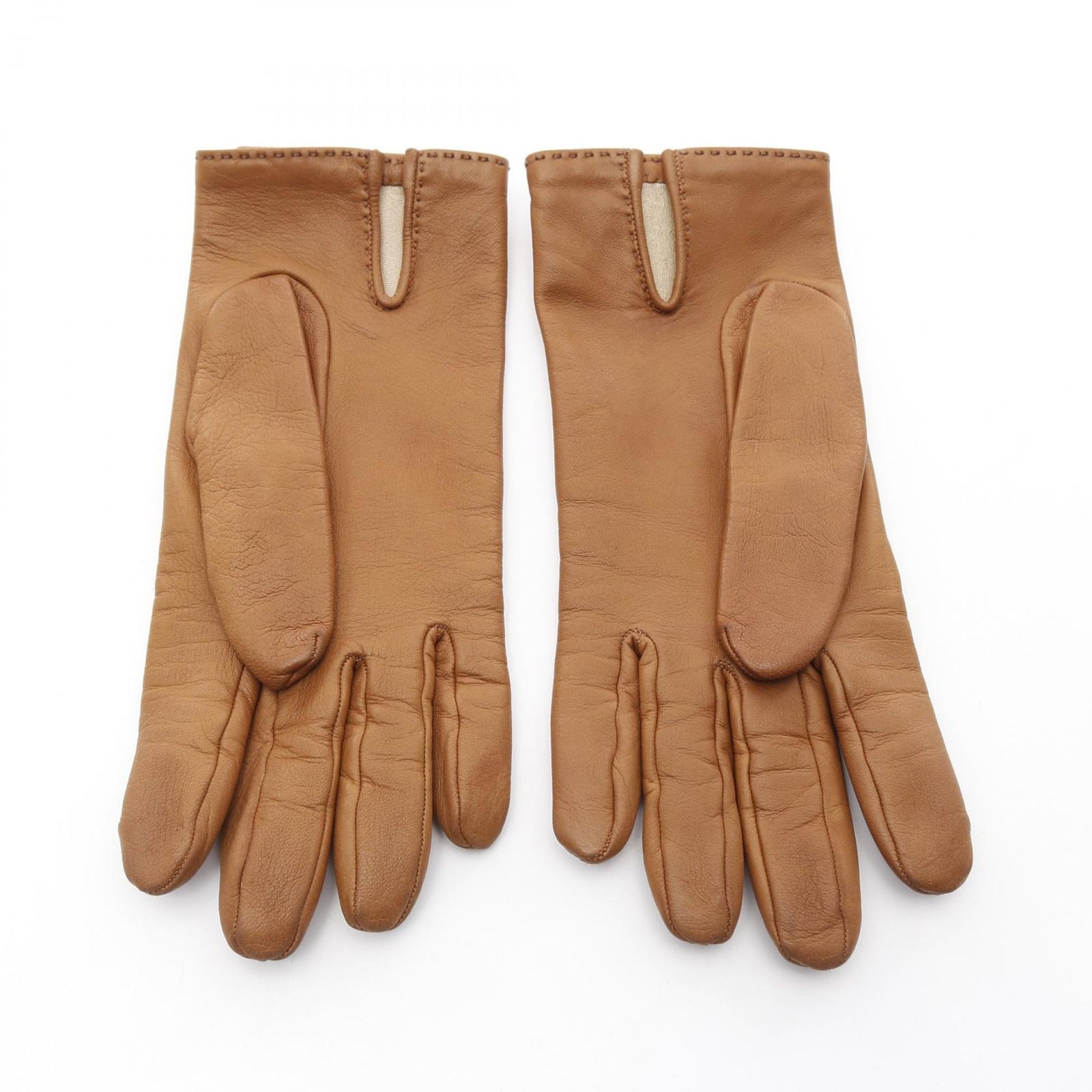 エルメス ケリー ソヤ 手袋 グローブ #7 1/2 ラムスキン レザー